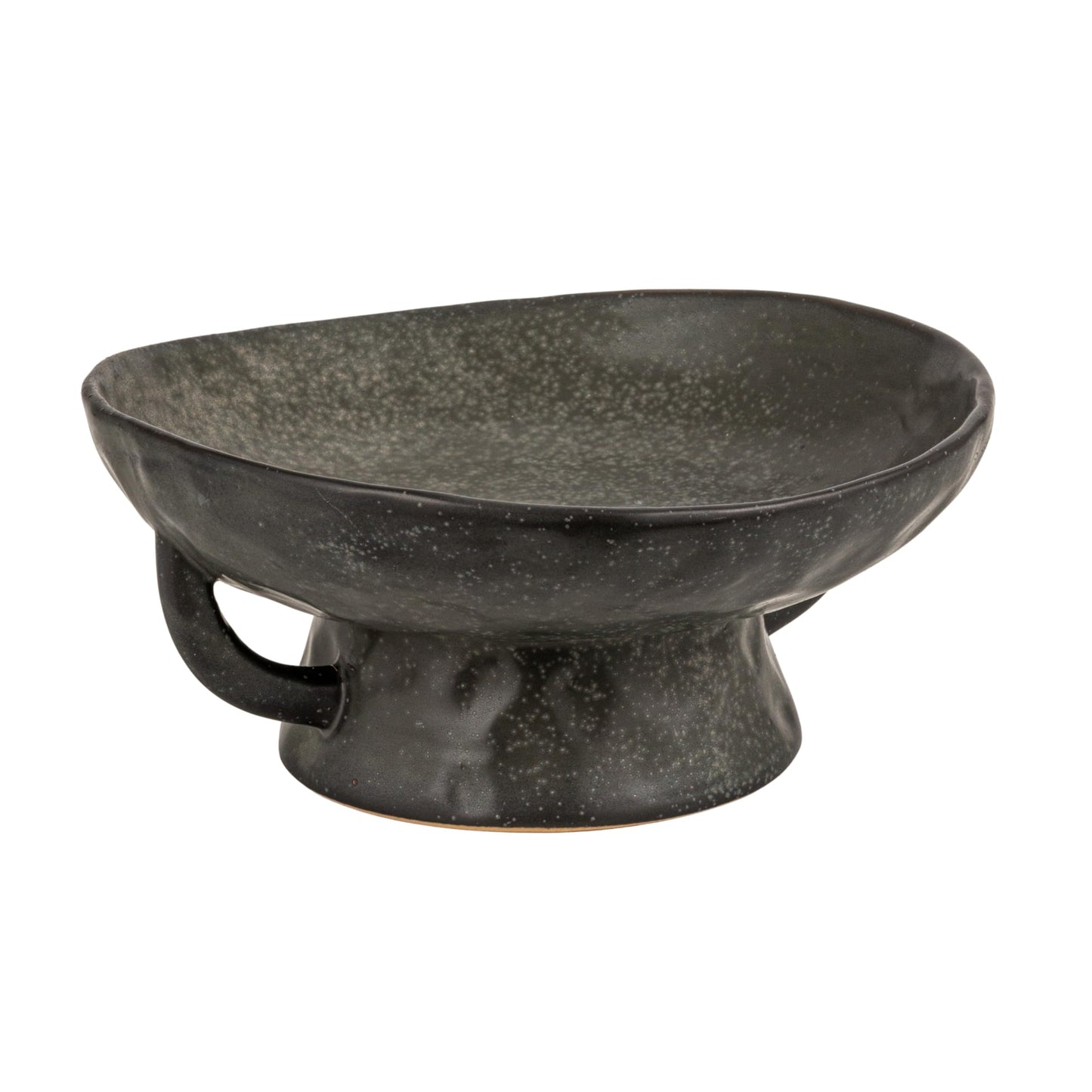 Creative Co-Op Stoneware Bowl w Reactive Glaze, White