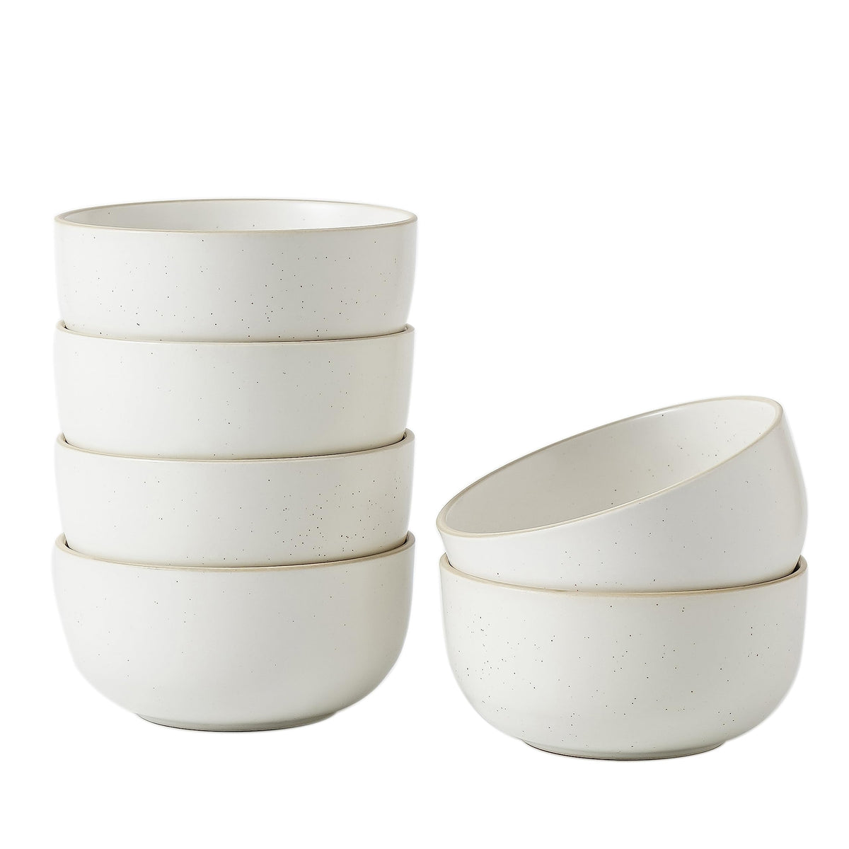 S&Q'S CERAMICS Cereal Bowls - 36 Ounce, Japanese Noodle Bowl Set, Ceramic Bowls for Kitchen, Breakfast, Oatmeal, Microwave and Dishwasher Safe, [Set of 4], Dark Blue