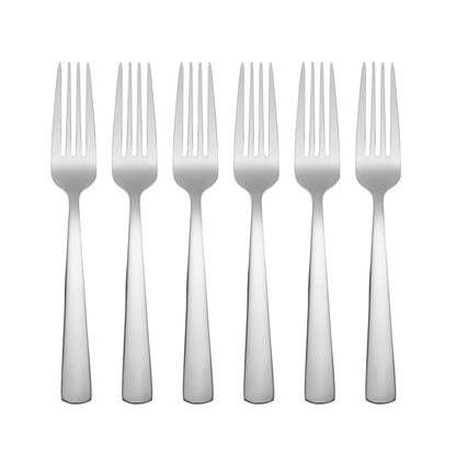Oneida Aptitude Soup Spoons Silverware Set for 6, Flatware | 18/0 stainless steel, mirror finish | 6.7 inch length | dishwasher safe, cutlery set, utensil set, gift