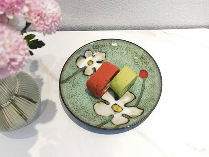 Ceramic Plates For Kitchen, 8 in - Plates Set of 4 - For Salad,Steak,Dessert,Bread, Pasta,Appetizer, Serving etc - Dishwasher, Microwave, and Oven Safe - For Breakfast, Lunch and Dinner (8 Inch)