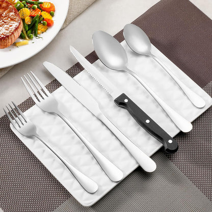 12 Pcs Teaspoons Set, Food-Grade Stainless Steel Spoons Silverware, Cutlery Tea Spoons, Durable Dessert Spoons, Metal Spoon for Home, Kitchen or Restaurant, Mirror Polished, Dishwasher Safe 6.7 Inch