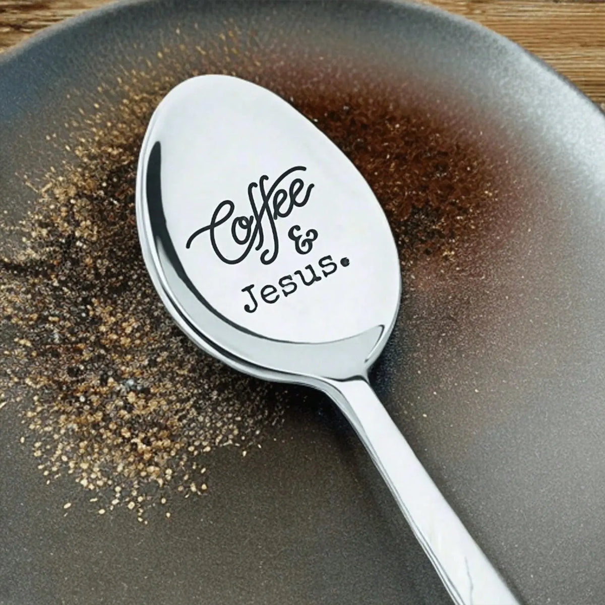 Stainless Steel Kitchen Cutlery Spoon for Sisters, 19x2.8 Cm, Durable & Stylish Design, Perfect Sister Gift Idea, Ideal for Christmas & Special Occasions, Kitchenware